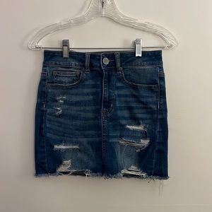 American Eagle Outfitters Stretchy Denim Skirt - Size 0